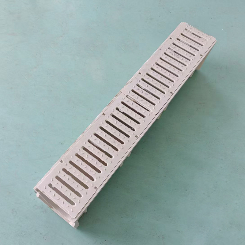 Corrosion-resistant resin drainage channel