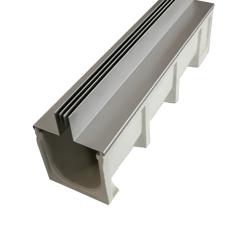 Uniform load-bearing precast drainage channel
