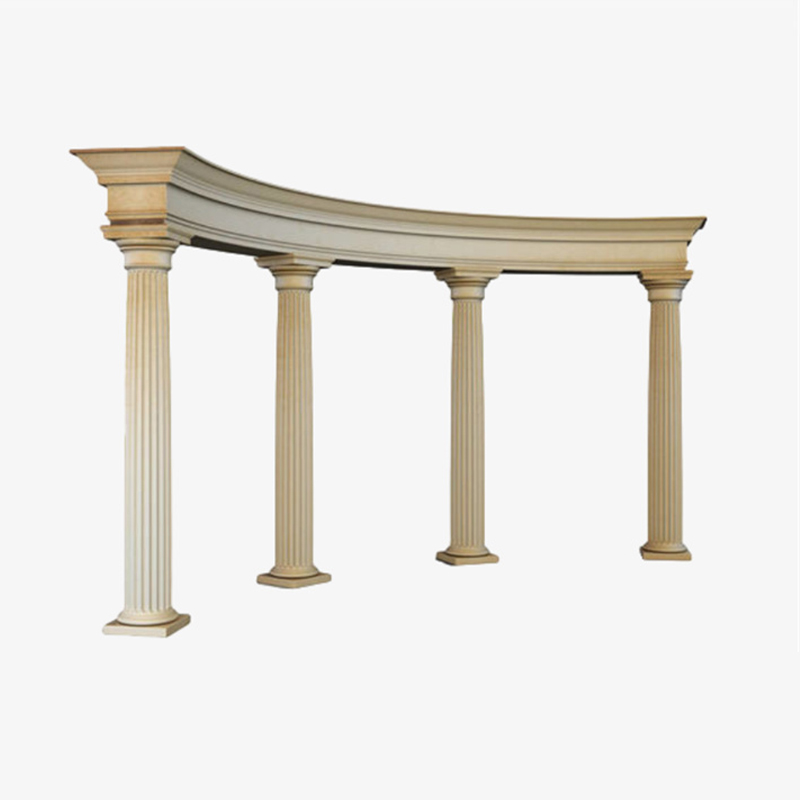 Grand Hotel Lobby Decorative GRC Roman Columns
