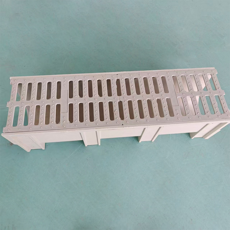 Waterproof resin drainage channel